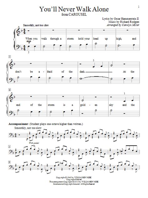 You'll Never Walk Alone | Sheet Music Direct