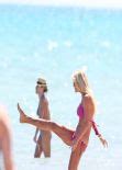 Victoria Silvstedt In Pink Bikini Miami Beach March 2014 CelebMafia