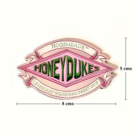 Official Harry Potter Honeydukes Hogsmeade Logo Fridge Magnet