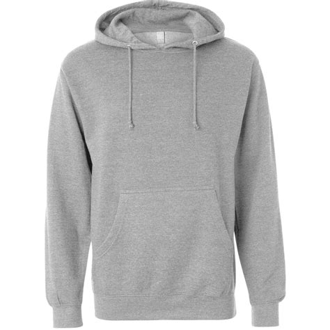 Independent Trading Ss4500 Midweight Hooded Sweatshirt Grey