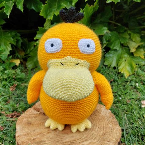 Psyduck Crochet Pattern Pokemon PDF Plushie Amigurumi Etsy