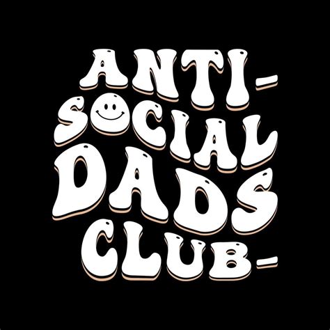 Retro Wavy Anti Social Club T Shirt Design Vector Art At Vecteezy