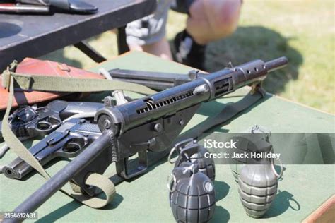 British Second World War Arms And Armour The Sten Sub Machine Gun Stock