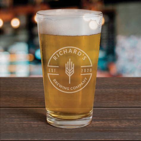 Engraved Brewing Company Pint Glass Tsforyounow