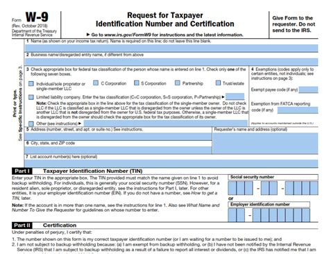 Editable W9 Form 2021 Free