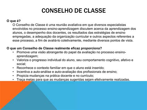 Conselho De Classe Ppt Download Gratuito