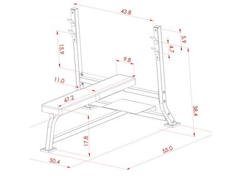 Valor Bf 7 Olympic Bench With Spotter Stand Adamant Barbell