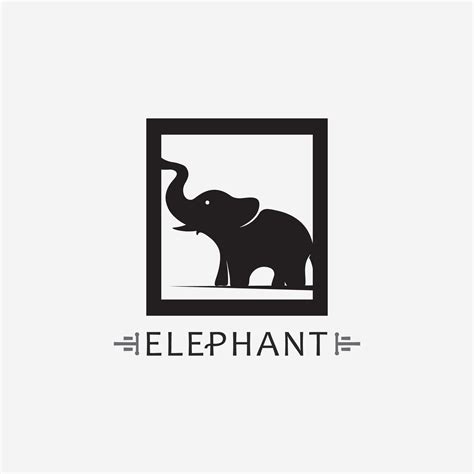 Elephant Logo Vector Illustrator Design Template 36345597 Vector Art at Vecteezy