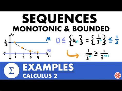 Converging Monotonic Bounded Sequences Explained Calculus 2