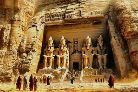 Temple of Abu Simbel by laietano on DeviantArt