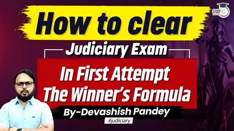 How To Clear In First Attempt Winner Formula Studyiq Judiciary