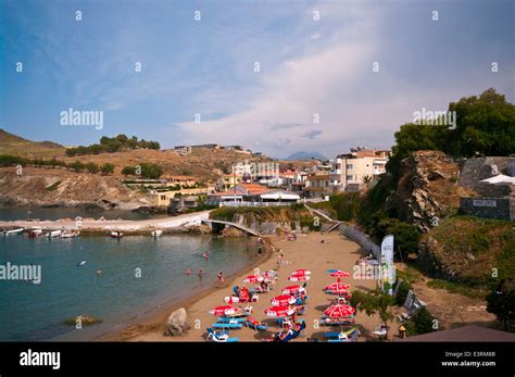 Plage Panormos Village Panormos Banque De Photographies Et Dimages à