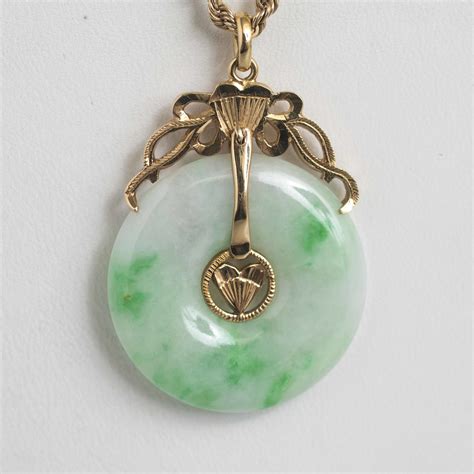 Chinese Jade 14k Necklace Witherells Auction House