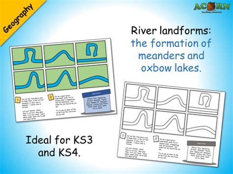 Geography - Meanders and oxbow lakes activity | Teaching Resources