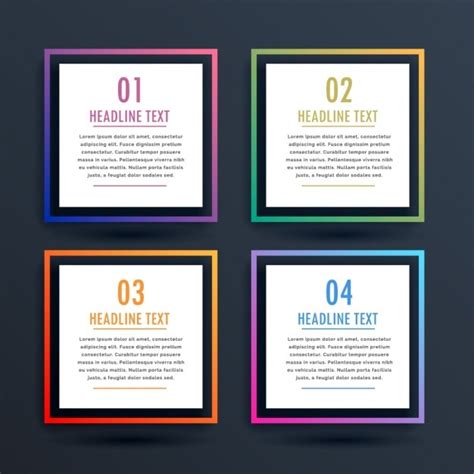 Free Vector | Infographic with intense colors