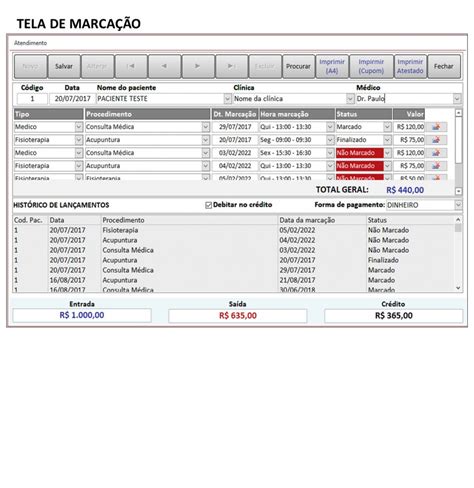 Sistema para marcação de consulta e exames ProAccess