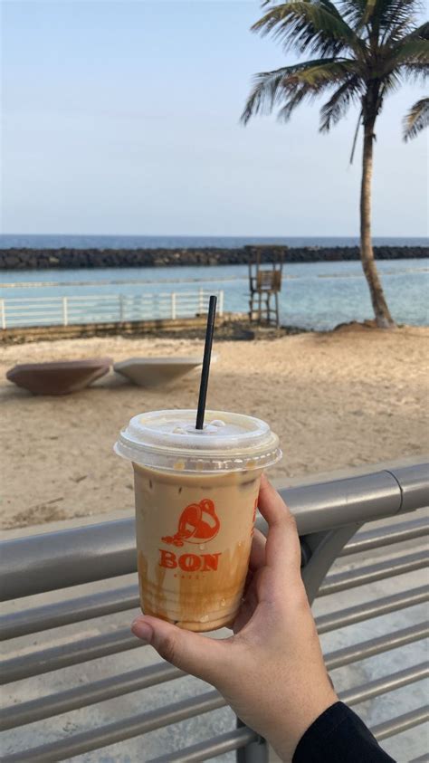 iced caramel macchiato by the beach ʕ ᴥʔ Ice caramel macchiato