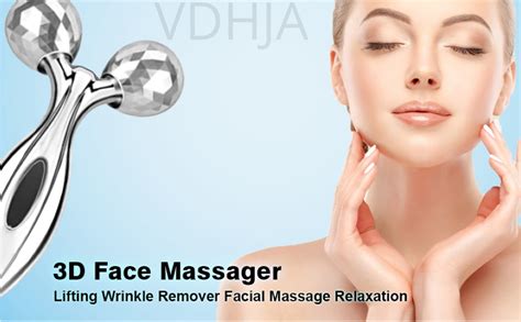 Vdhja Manual 3d Massager Roller 360 Rotate Face Full Body Shape For