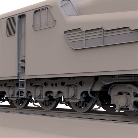 gg1 electric locomotive 3d model