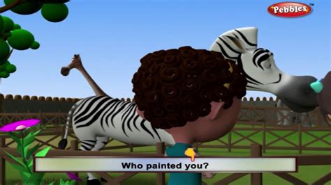 Zebra Prancing In The Zoo Nursery Rhymes With Lyrics Nursery Poems