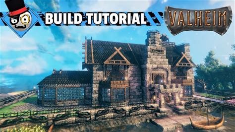 Valheim How To Build A House Gothic Victorian Mansion With A Pool