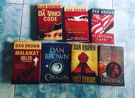 Original Paket Lengkap Dan Brown Bahasa Indonesia Ukuran Besar Jilid