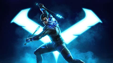 Nightwing Gotham Knights Game 4k 581i Wallpaper Pc Desktop