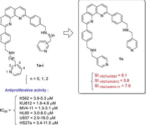 29 双 4 吡啶基烷基氨基甲基苯基 110 菲咯啉衍生物靶向g 四链体对人白血病细胞的设计、合成和抗增殖作用archiv Der