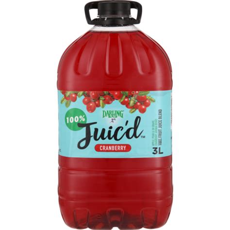 Darling Juicd 100 Cranberry Juice 3l Fresh Fruit Juice Juices And Smoothies Drinks