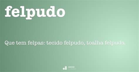 Felpudo Dicio Dicionário Online De Português