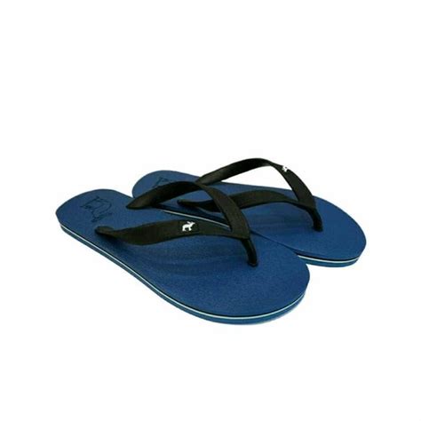 Jual Terbaru Sandal Panama Sendal Jepit Russian Blue Black Male Di