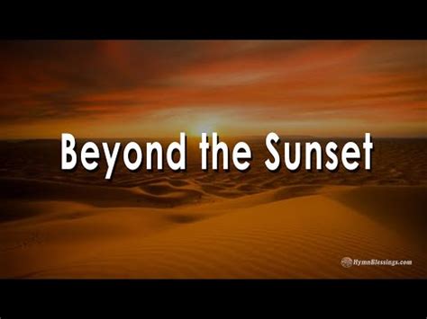 Beyond The Sunset Projection Ready Hymns YouTube