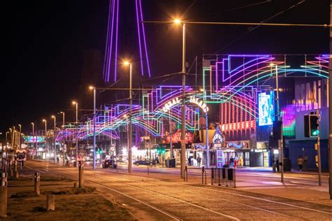 The Golden Mile Display At Blackpool Illuminations Credit