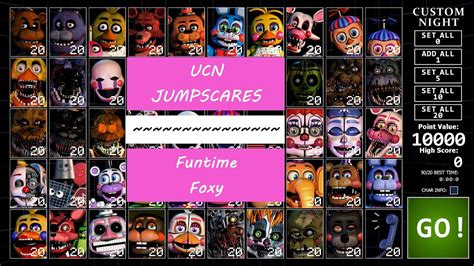 Ultimate Custom Night Ucn Funtime Foxy Jumpscare Youtube