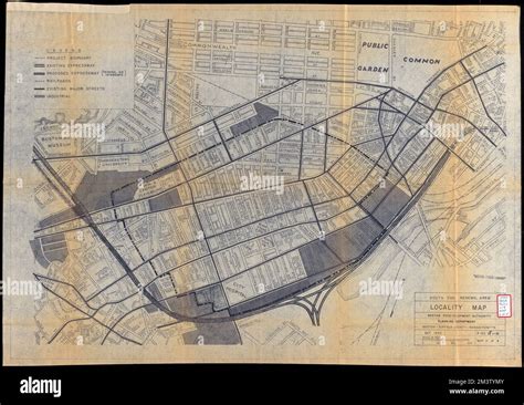 South End renewal area : locality map , South End Boston, Mass., Maps ...