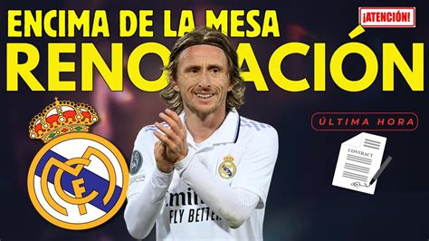 LO HAN CONFIRMADO LUCA MODRIC SE LO PIENSA RENOVARÁ NOTICIAS del