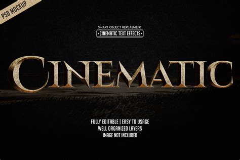 Cinematic Text Effect Template Graphic By Sergey Creative Fabrica