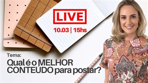 Live Qual é o MELHOR CONTEÚDO para postar YouTube