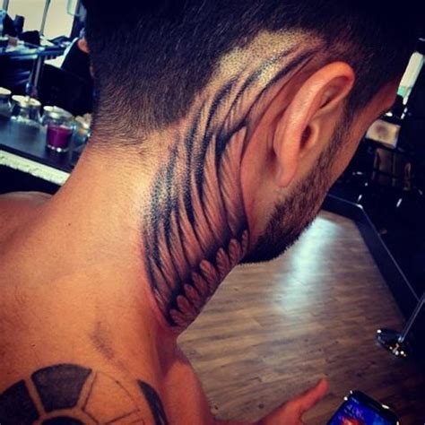 59 Wonderful Wings Neck Tattoos