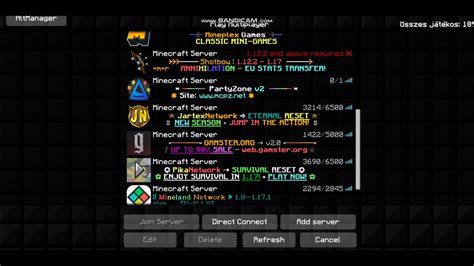 Ip Servers Ip Szerverek Minecraft Servers Minecraft Szerverek Youtube