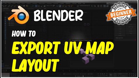 Blender How To Export UV Map YouTube