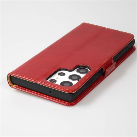 Fourre Samsung Galaxy S23 Ultra Flip Shierre Shann cuir véritable