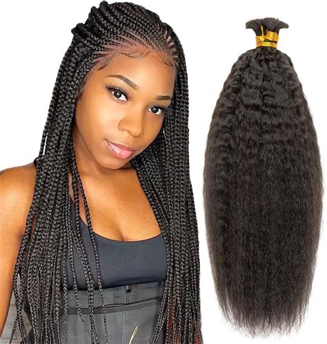 Amazon Niawigs Brazilian Human Hair Bulk For Braiding Wet And