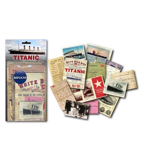 Titanic Memorabilia Pack Replica Documents - Etsy