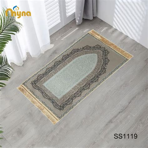 New Design Sejadah Soft Velvet Murah Plain Prayer Mat Sajadah Lembut