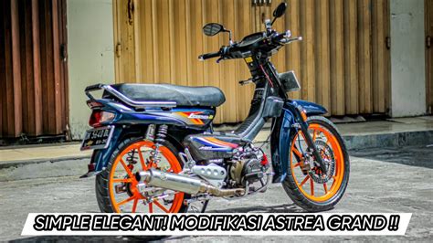 ASTREA GRAND BISA MODIFIKASI SUNMORI STYLE SIMPLE LOOK PART MEWAH