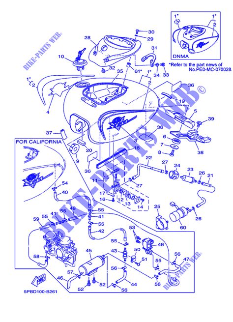 Yamaha V Star 1100 Parts Diagram