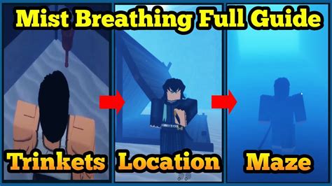 Mist Breathing Full Guide Location Maze Walkthrough Roblox