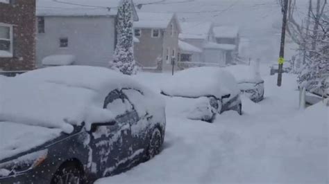 Lake Effect Snow Buries Parts Of Pennsylvania Us News Sky News