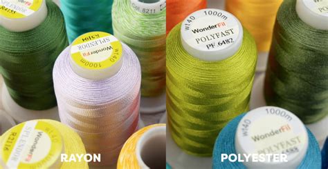 WonderFil Specialty Threads - Rayon vs. Polyester – What’s the Difference?